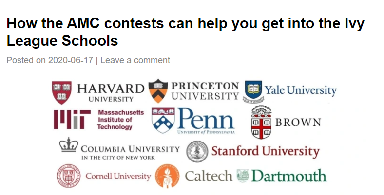 AMC数学竞赛