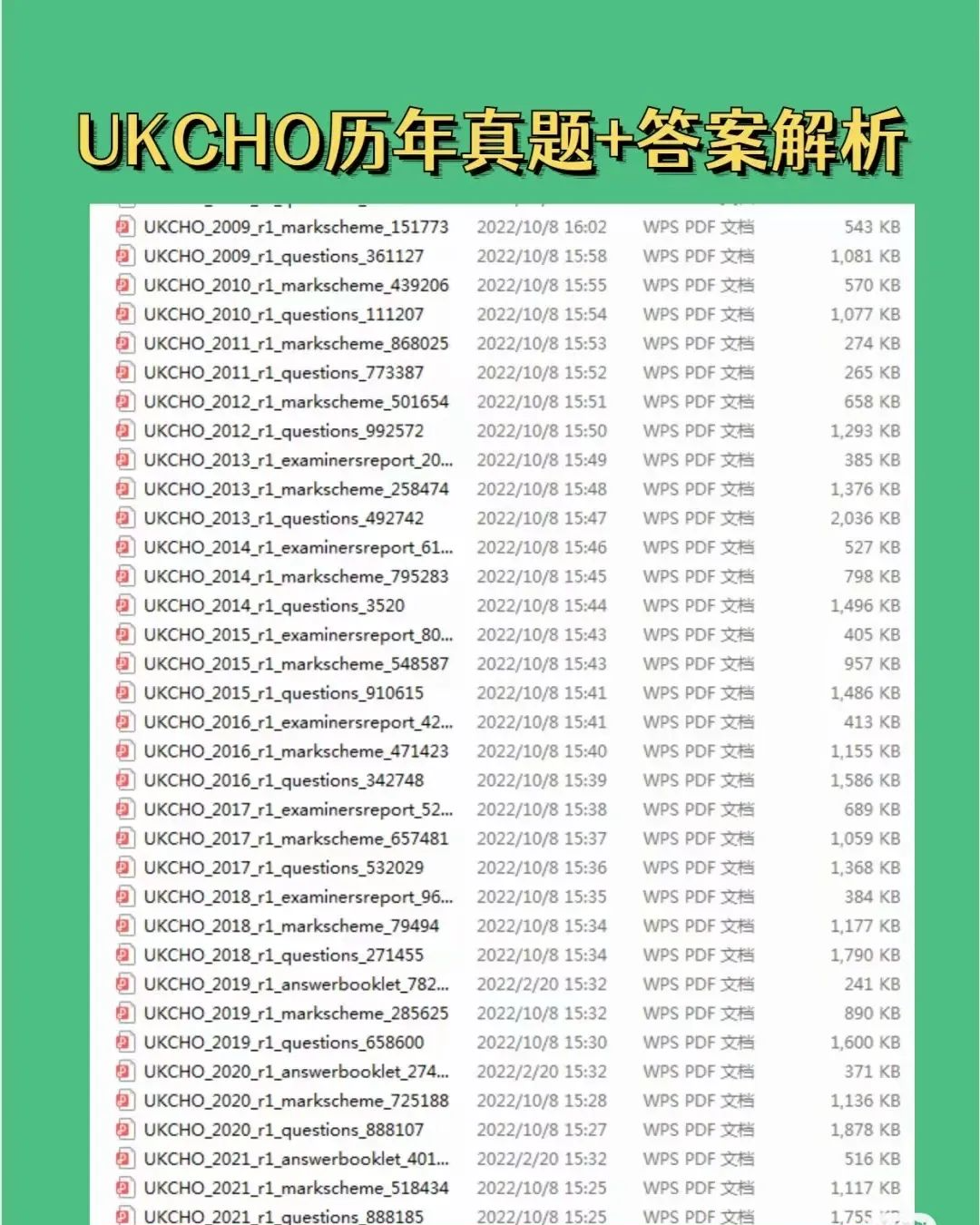 UKChO竞赛