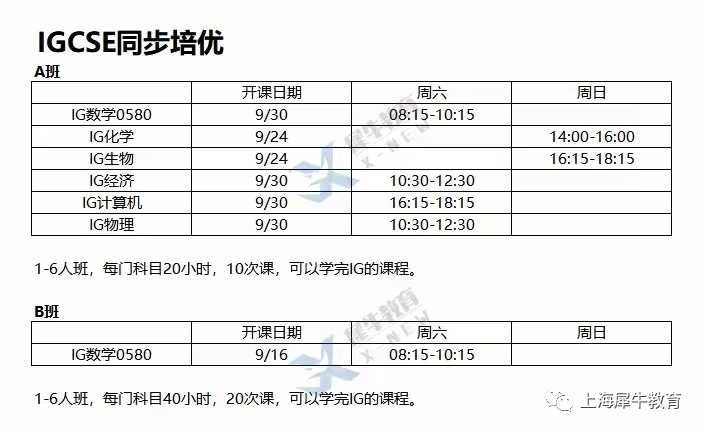 IG课程