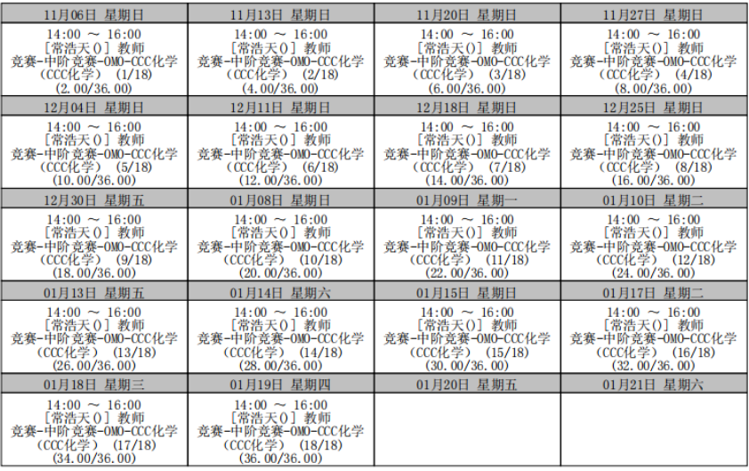 化学竞赛