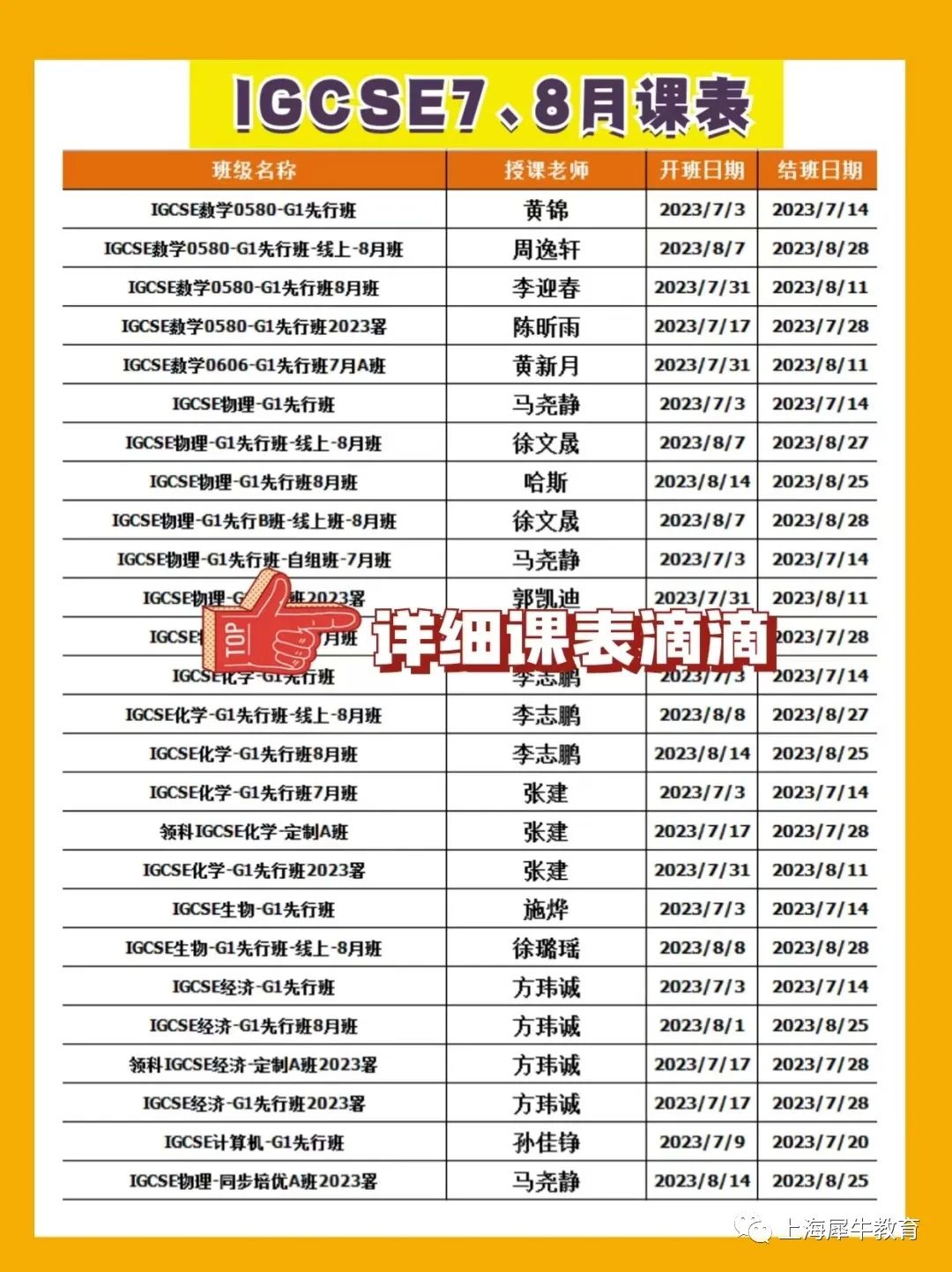 IGCSE课程