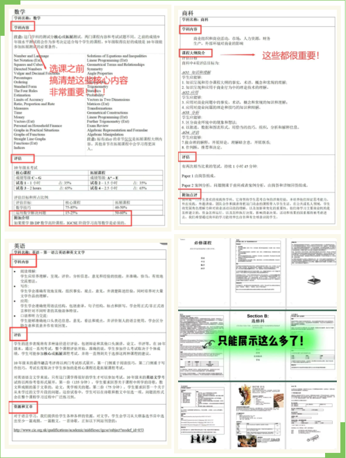 IGCSE课程
