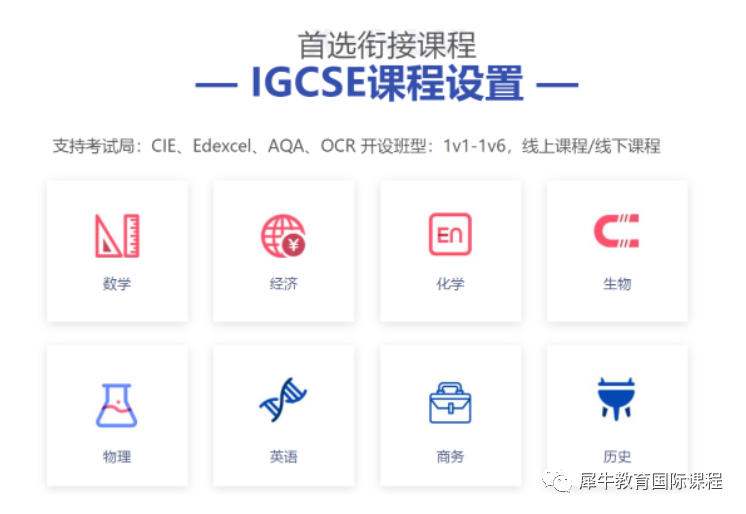 IGCSE课程