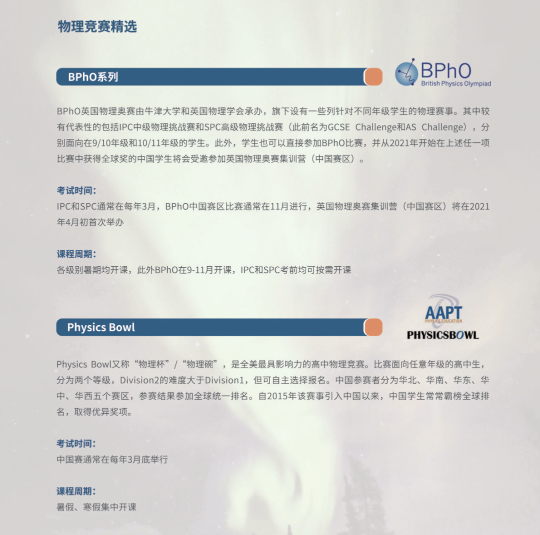 BPHO竞赛