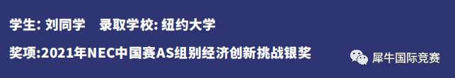 NEC经济竞赛
