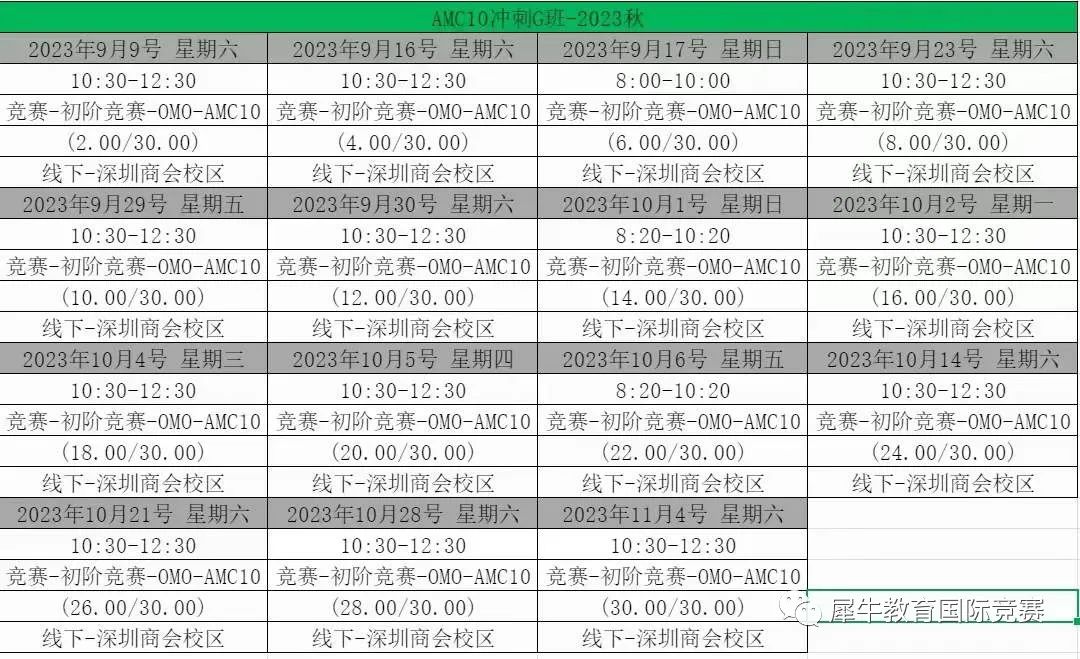 AMC10竞赛