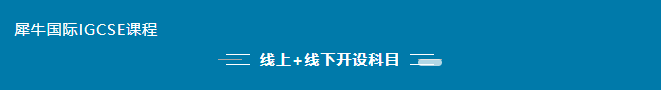 IGCSE课程