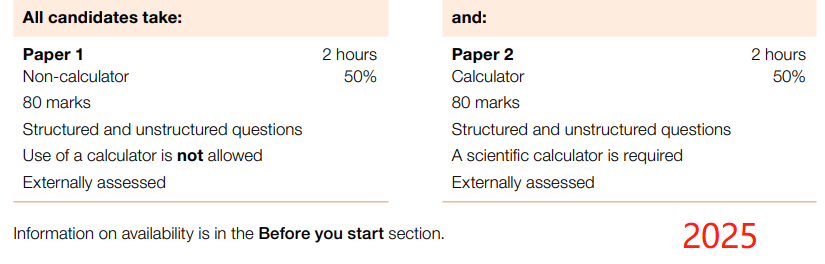 IGCSE数学