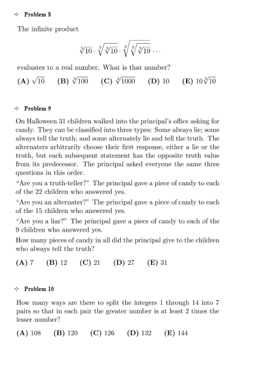 AMC12数学竞赛