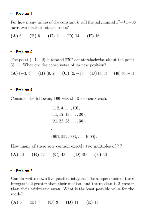 AMC12数学竞赛
