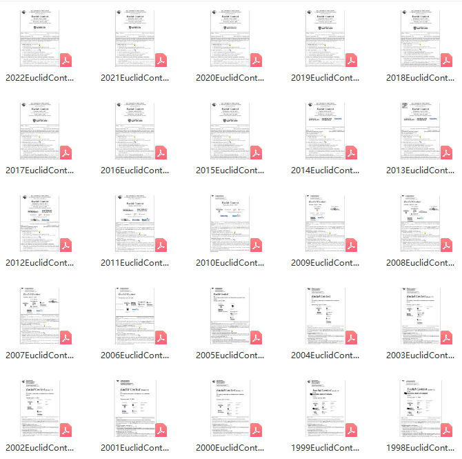 欧几里得数学竞赛