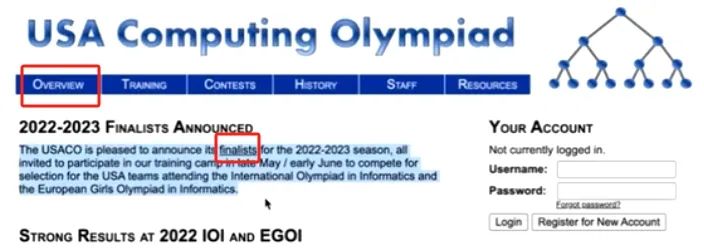 USACO计算机竞赛,USACO竞赛时间,usaco竞赛注册报名,USACO比赛内容,犀牛USACO竞赛培训,