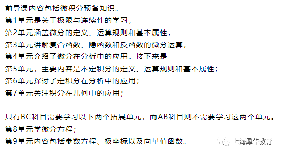 AP大考,AP考试,AP课程培训,AP辅导,AP微积分,