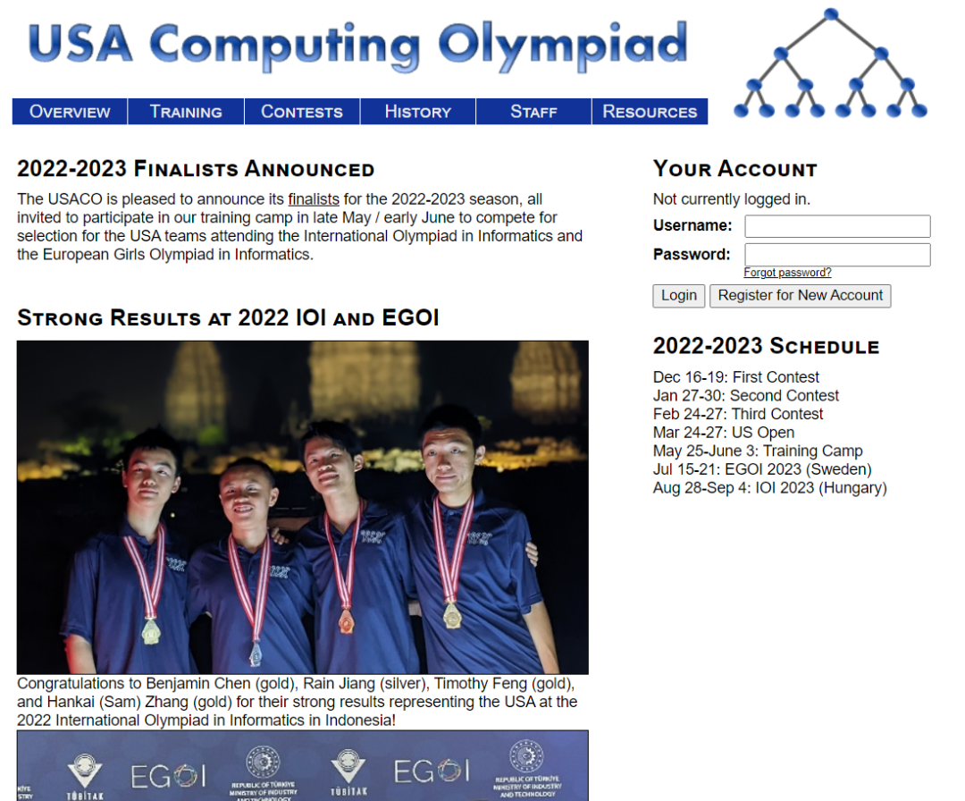 USACO计算机竞赛,USACO竞赛时间,USACO比赛内容,犀牛USACO竞赛培训,