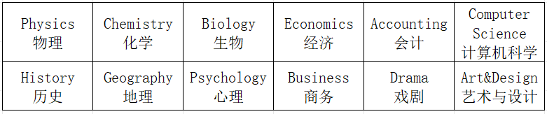 IGCSE课程