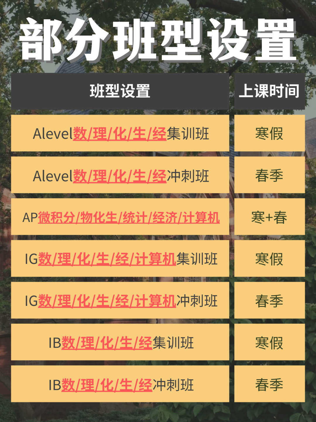 国际课程