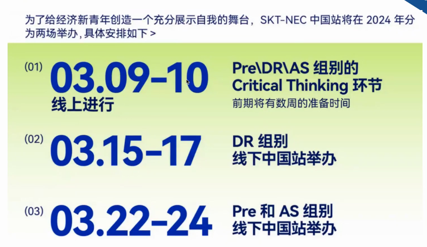 NEC经济商赛