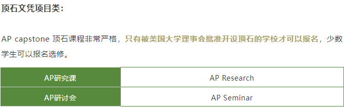 AP课程