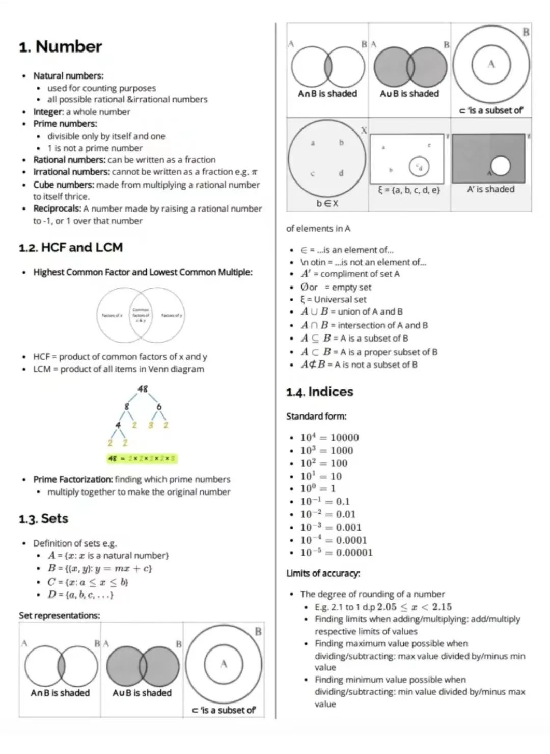 IGCSE数学