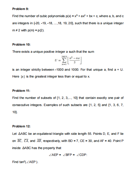 AIME数学竞赛