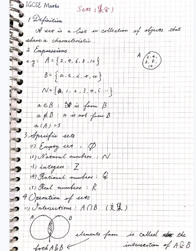 IGCSE数学
