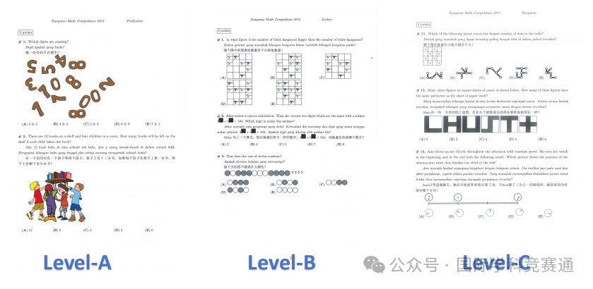 袋鼠数学竞赛