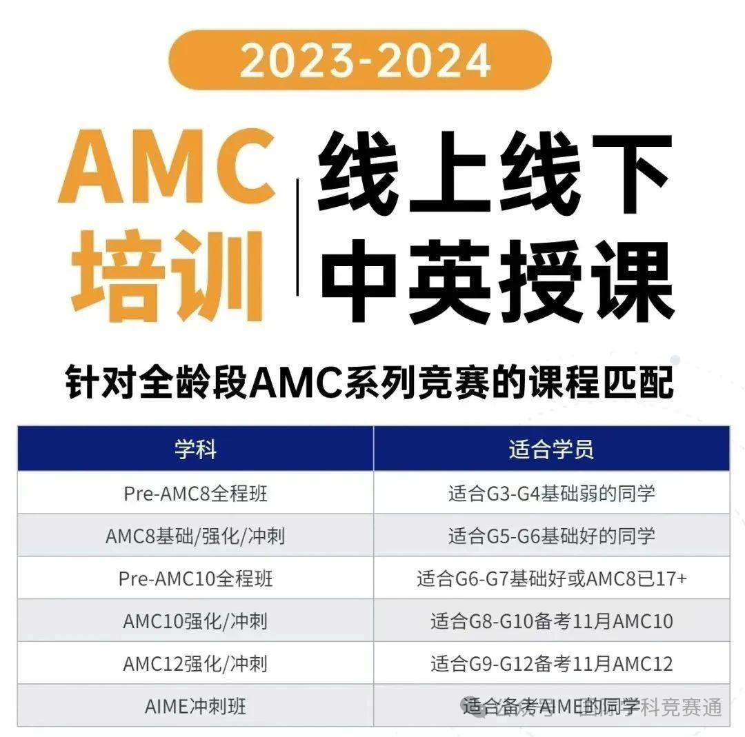 AMC8竞赛