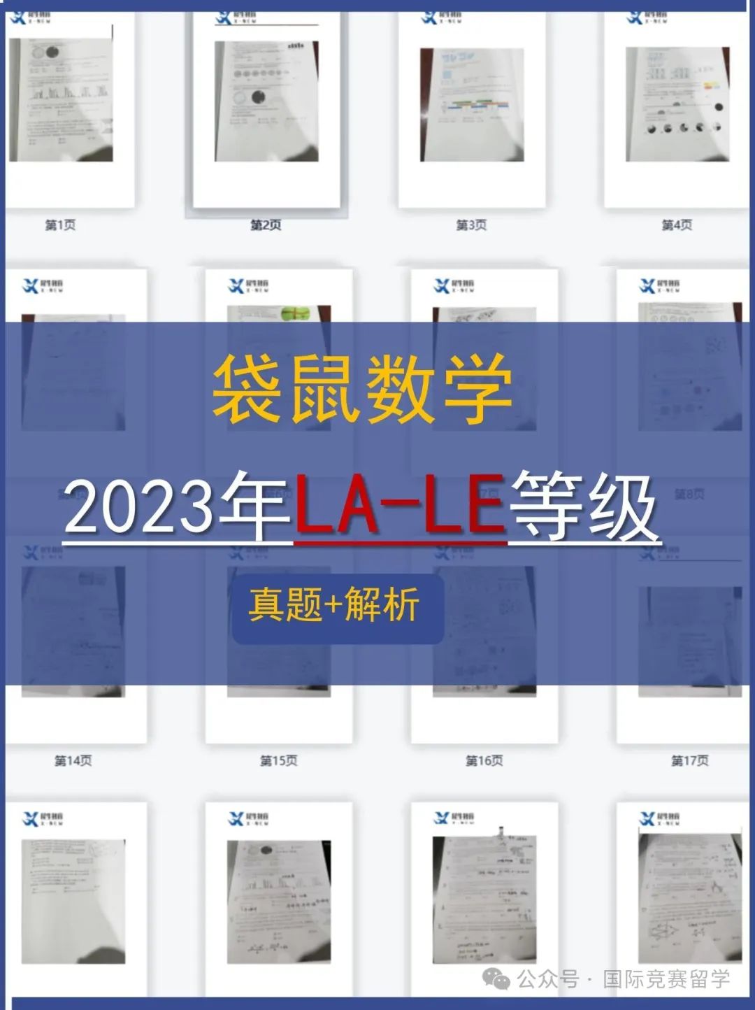 袋鼠数学竞赛