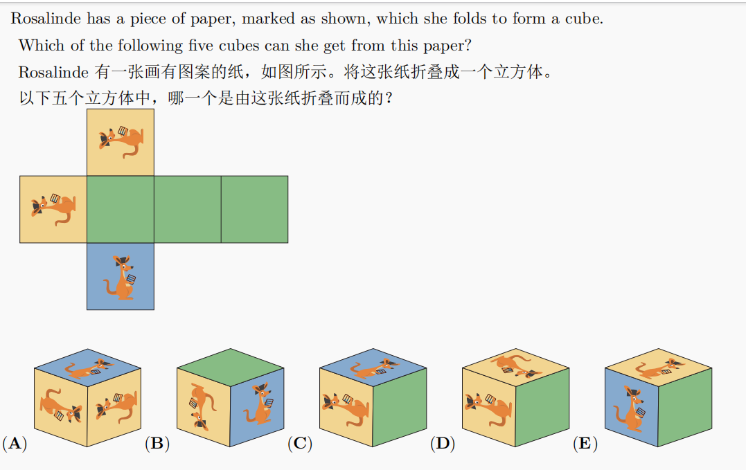 袋鼠数学竞赛