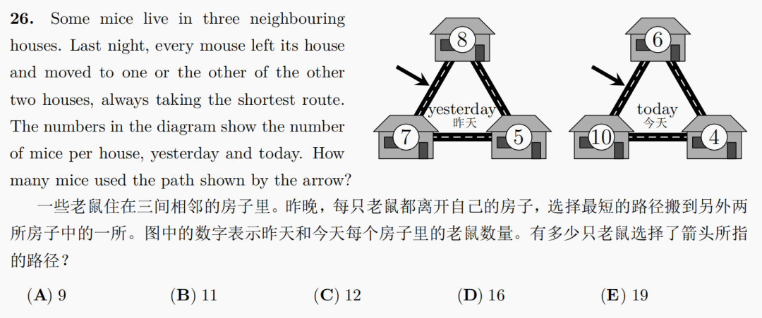 袋鼠数学竞赛
