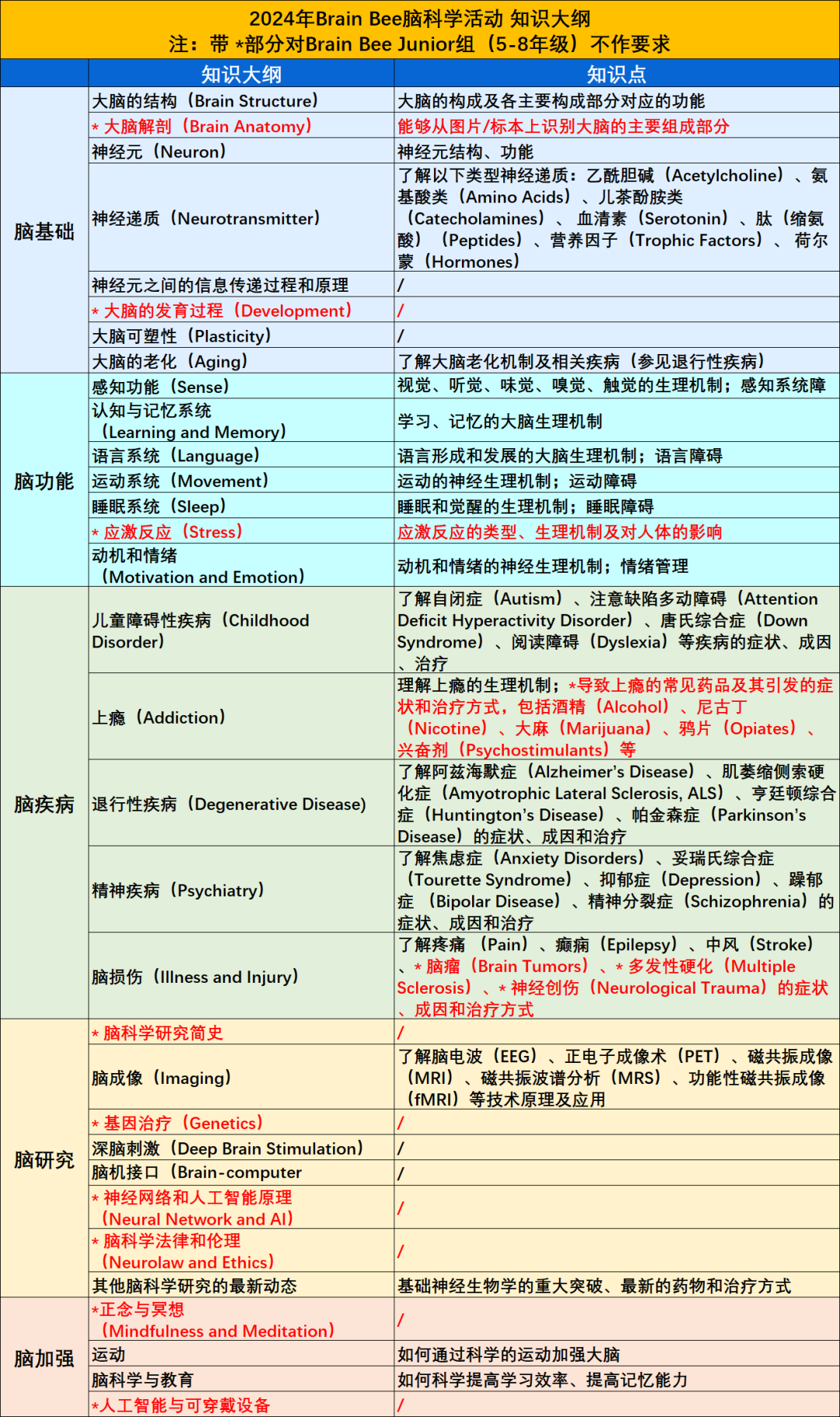 BrainBee脑科学活动