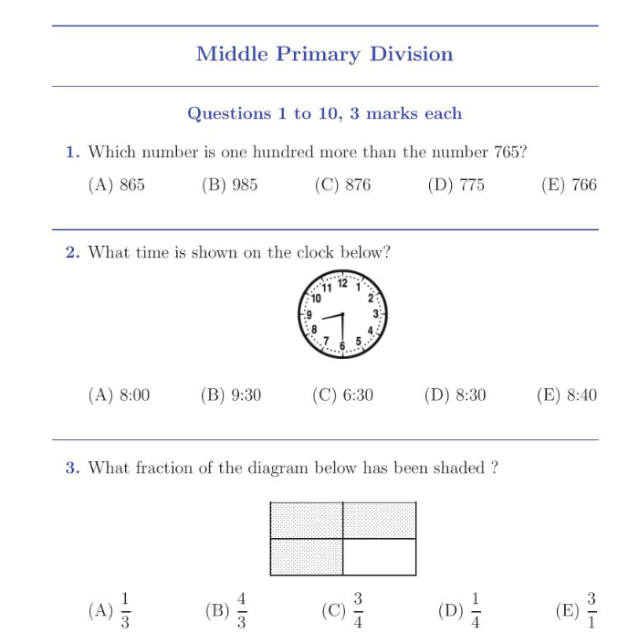 澳洲AMC数学竞赛