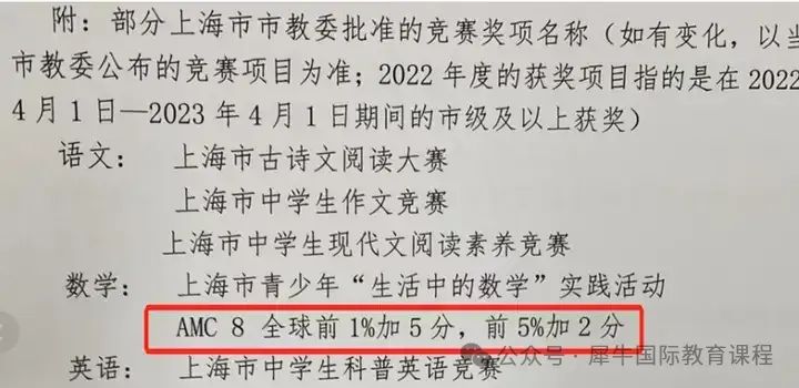 AMC8数学竞赛