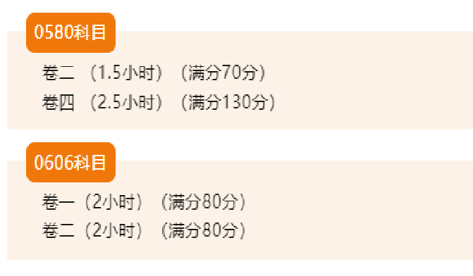 IGCSE数学