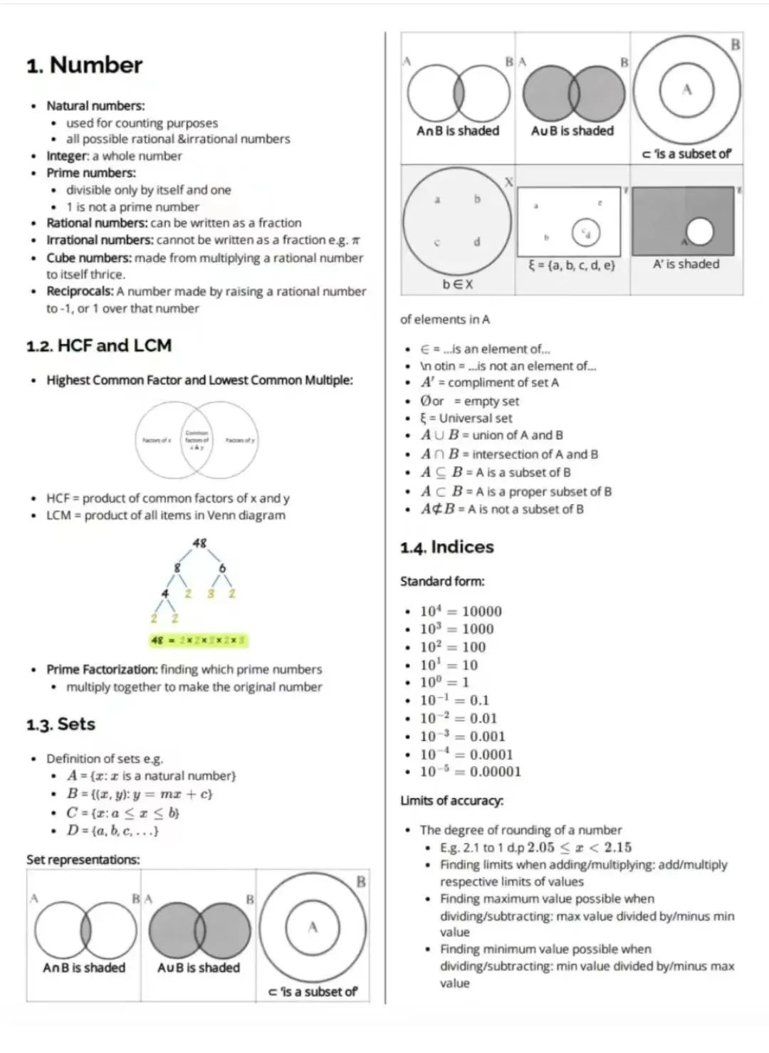 IGCSE数学