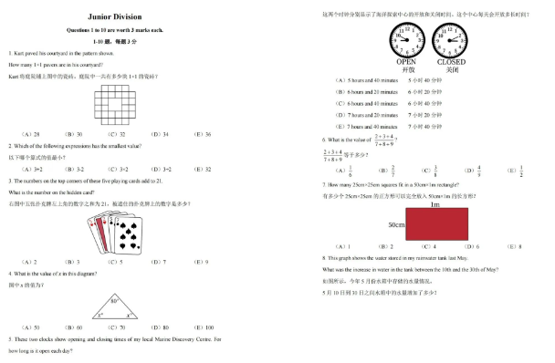 澳洲AMC数学竞赛