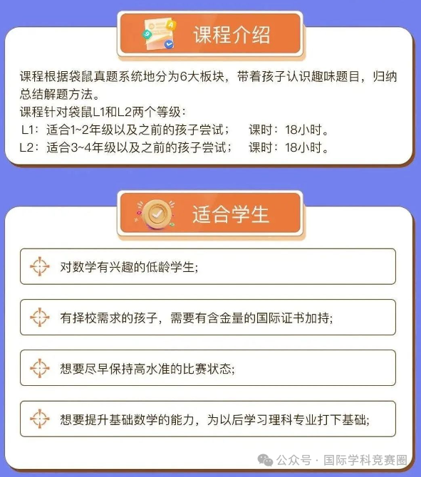 袋鼠数学竞赛