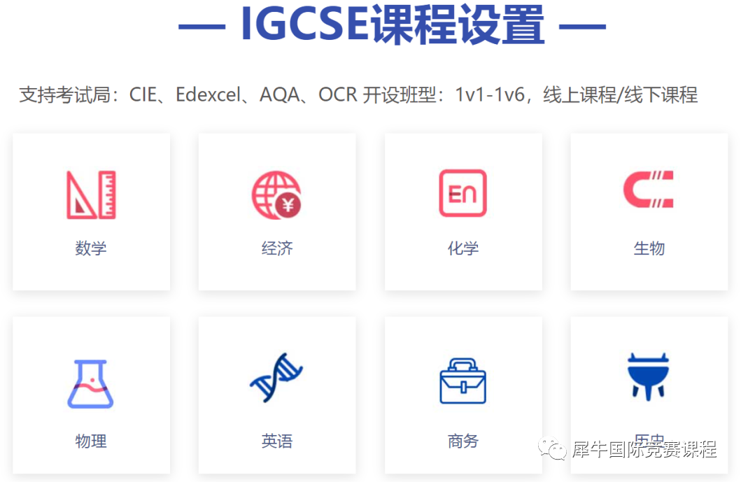 IGCSE课程
