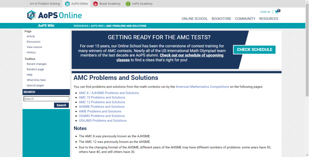 AMC数学竞赛