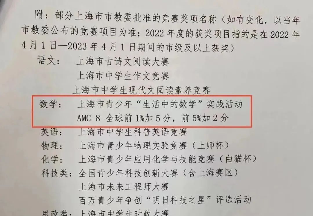 AMC8竞赛