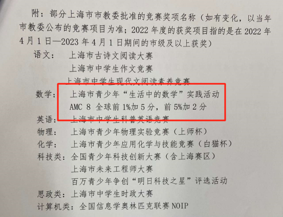 AMC8数学竞赛