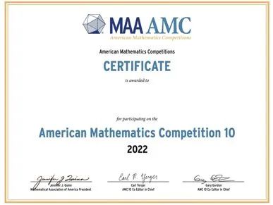 AMC10数学竞赛