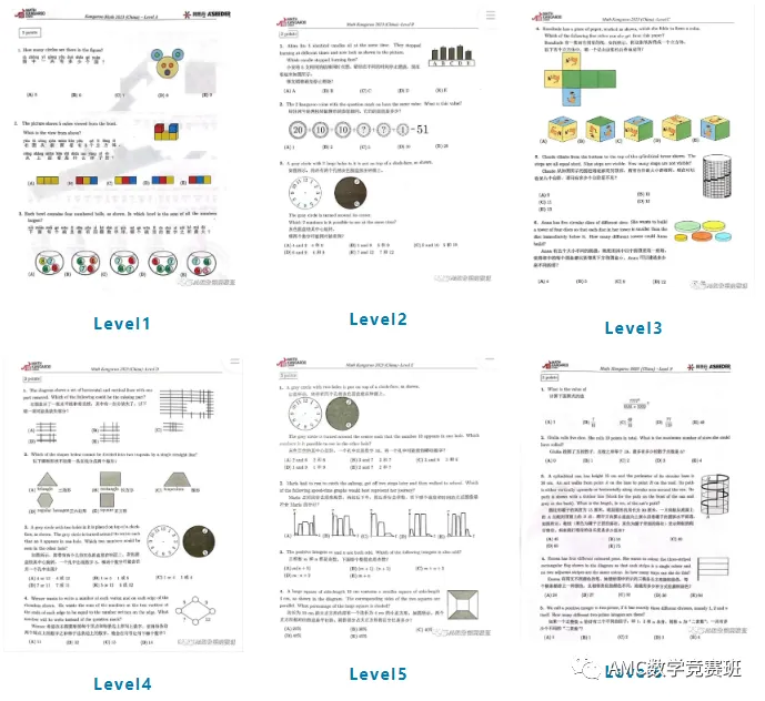 袋鼠数学竞赛