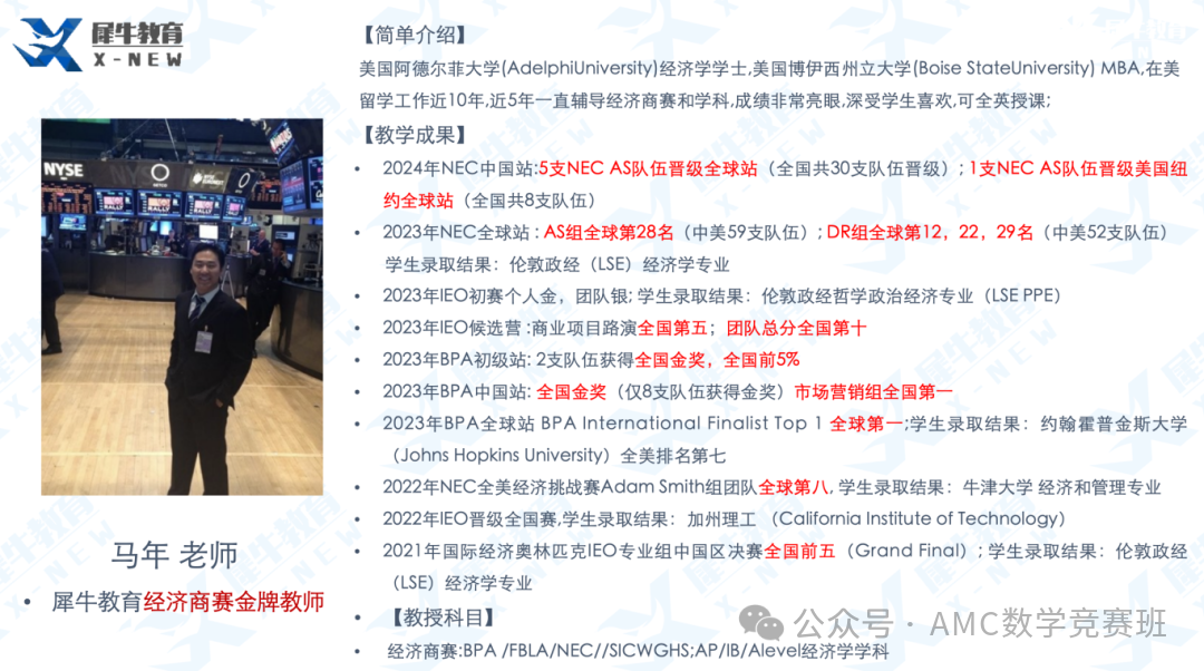 经济商赛辅导