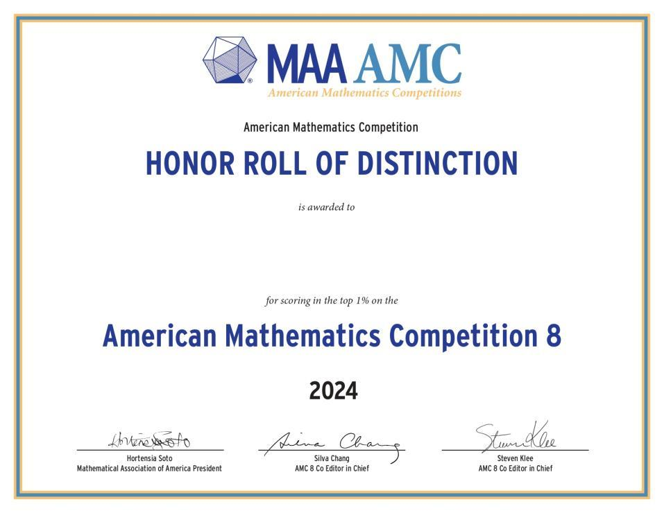 AMC8竞赛