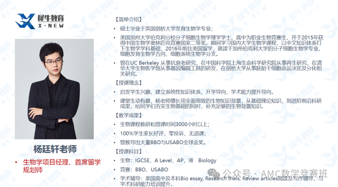 BBO/USABO辅导