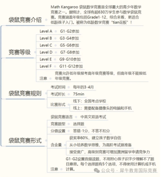 袋鼠数学竞赛
