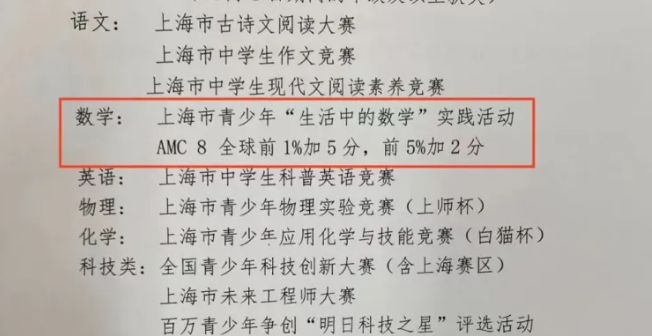 AMC8数学竞赛