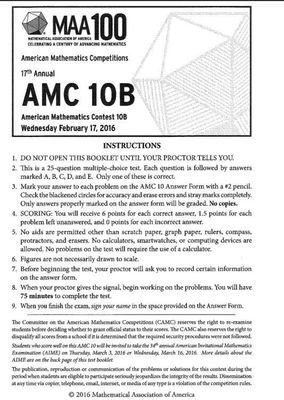AMC10数学竞赛,AMC10竞赛,AMC10培训班,AMC10真题,