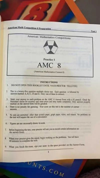 AMC8数学竞赛,AMC8竞赛,AMC8培训班,AMC8真题,